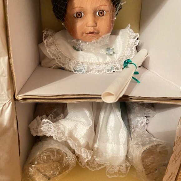 Vintage Moments Treasured African American Porcelain Limited Edition Doll- PEARL - Picture 2 of 16